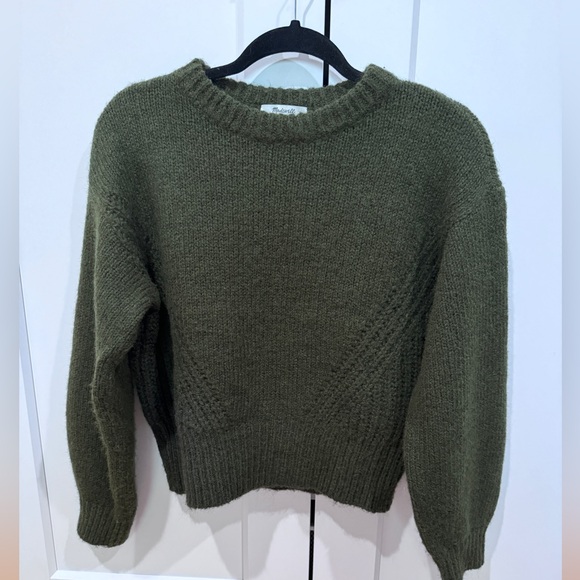Madewell Wool Blend Wedge Sweater - Picture 2 of 6
